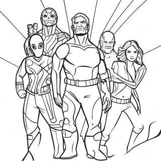 Guardians Of The Galaxy Coloring Page 1251-1000