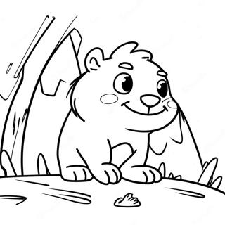 Grizzy And The Lemmings Coloring Page 12557-10452