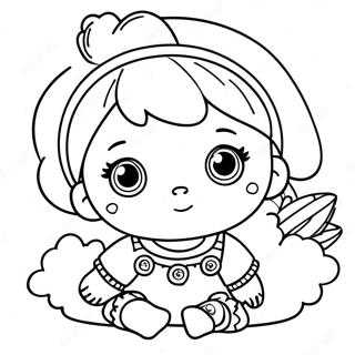 Baby Doll Coloring Page 12577-10467