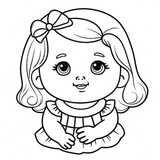 Baby Doll Coloring Page 12577-10468