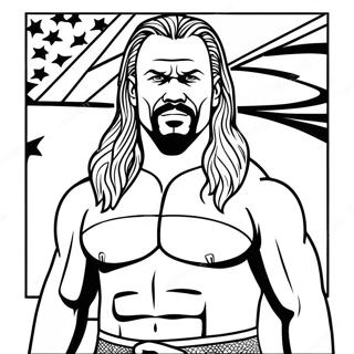 Reverse Coloring Page Of Wwe 12587-10475