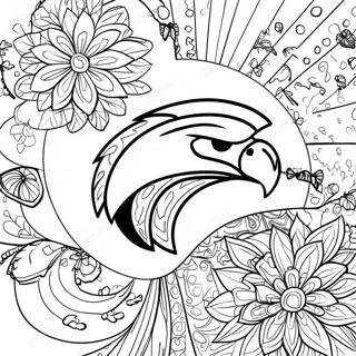 Seahawks Logo Coloring Page 12597-10483