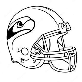 Seahawks Logo Coloring Page 12597-10484