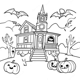 Halloweentown Coloring Pages