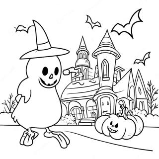 Halloweentown Coloring Page 12607-10490