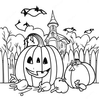 Halloweentown Coloring Page 12607-10491