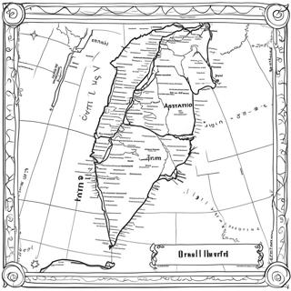 Israel Map Coloring Page 12617-10500