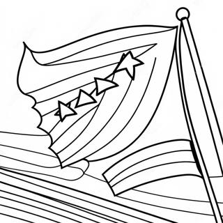 Colorful Israeli Flag Coloring Page 12618-10502