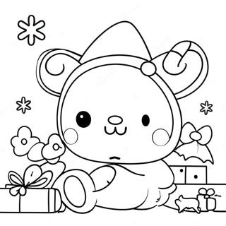 Sanrio Christmas Coloring Page 12627-10506