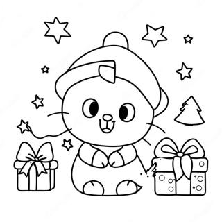 Sanrio Christmas Coloring Page 12627-10507