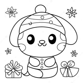 Sanrio Christmas Coloring Page 12627-10508