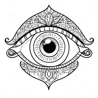 Evil Eye Coloring Page 12657-10530