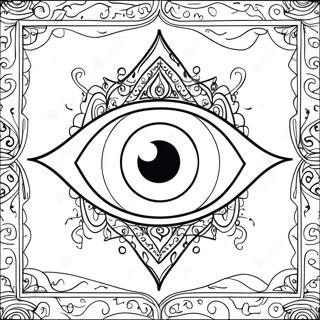 Evil Eye Coloring Page 12657-10532