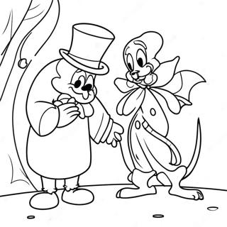 Scrooge And The Ghost Of Christmas Past Coloring Page 12708-10576