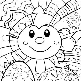 Romero Britto Coloring Page 12717-10579