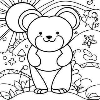 Romero Britto Coloring Page 12717-10580