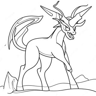 Legendary Arceus In Action Coloring Page 12748-10605