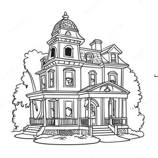 Disney Haunted Mansion Coloring Page 12767-10618