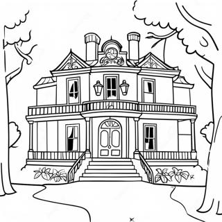 Disney Haunted Mansion Coloring Page 12767-10620