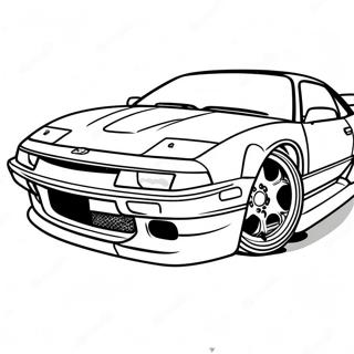 Jdm Car Coloring Page 12787-10634