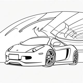 Sleek Jdm Sports Car Coloring Page 12788-10637