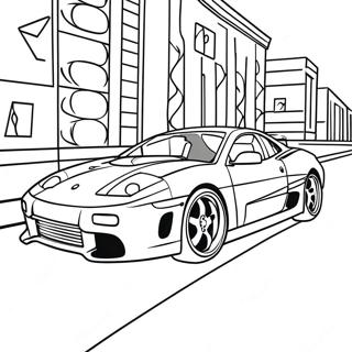 Sleek Jdm Sports Car Coloring Page 12788-10639