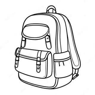 Backpack Coloring Pages