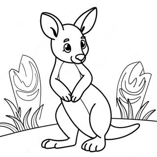 Kangaroo Coloring Page 12817-10658