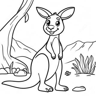 Kangaroo Coloring Page 12817-10659