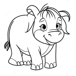 Eeyore Coloring Page 1281-1024