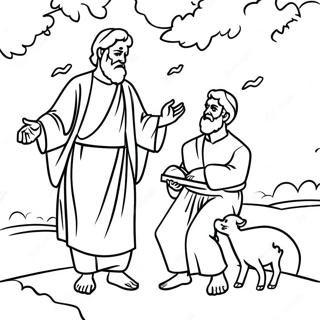 Abraham And Isaac Coloring Page 12827-10666