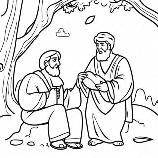 Abraham And Isaac Coloring Page 12827-10668