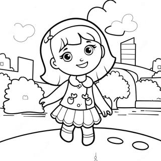 Polly Pocket Coloring Page 12847-10680