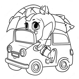 Adventurous Polly Pocket Coloring Page 12848-10684