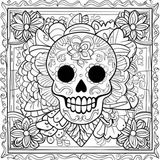 Papel Picado Coloring Page 12867-10694