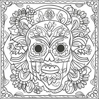 Papel Picado Coloring Page 12867-10695