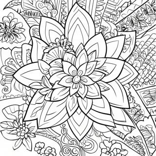 Colorful Papel Picado Banner Coloring Page 12868-10700