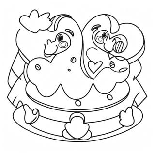 Happy Anniversary Coloring Page 12877-10704