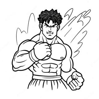 Baki Coloring Page 12887-10711