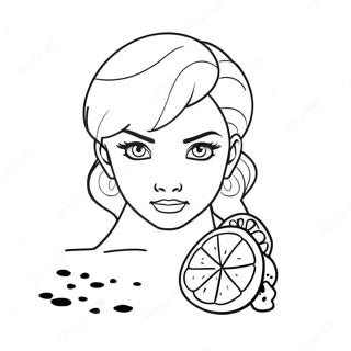 Ice Spice Portrait Coloring Page 12897-10718