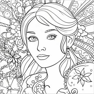 Ice Spice Portrait Coloring Page 12897-10719