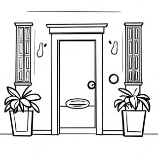 Roblox Doors Rush Coloring Pages