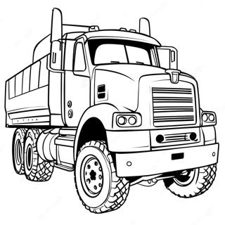 Diesel Truck Coloring Page 12917-10734