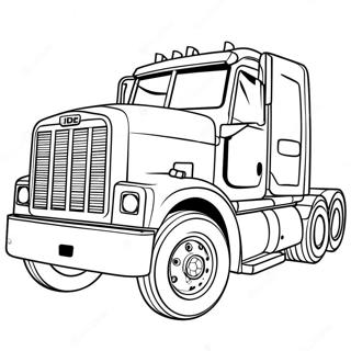 Diesel Truck Coloring Page 12917-10736