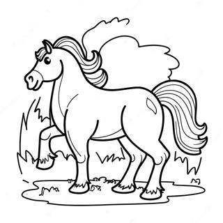 Bronco Coloring Pages