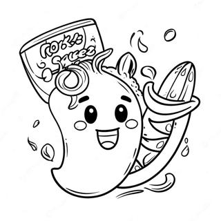 Spicy Takis Snack Coloring Page 12938-10755