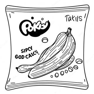 Spicy Takis Snack Coloring Page 12938-10756