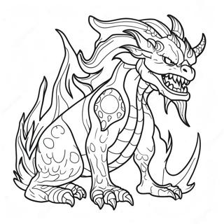 Dark Fantasy Creature Coloring Page 12957-10767