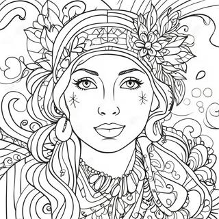 Bold Line Adults Coloring Page 12967-10776