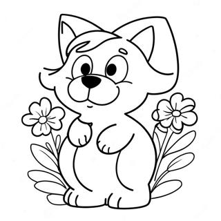 Bluey Mum Coloring Page 12987-10792